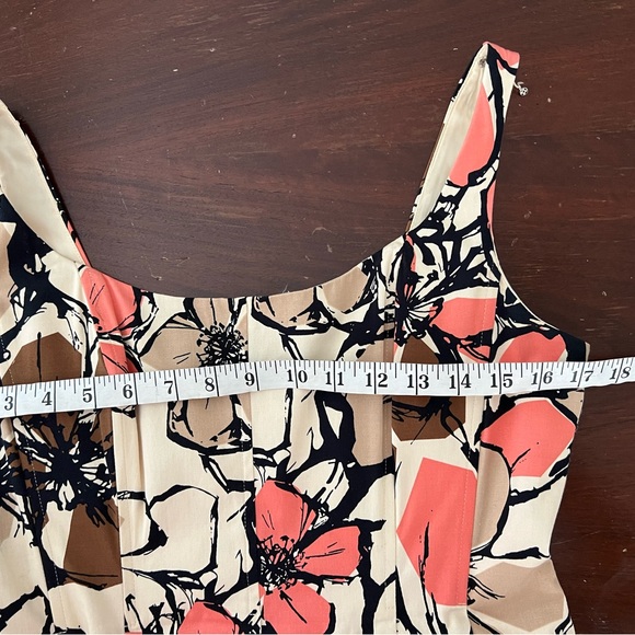 Nine West Vintage Fall Tropical Floral Dress | 10 - Picture 6 of 12